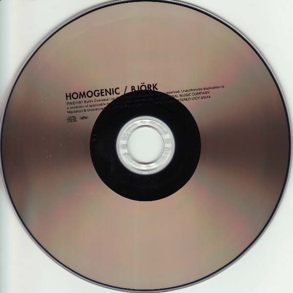CD, Bjork - Homogenic